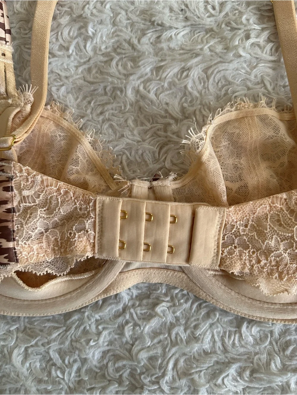 Victoria's Secret Dream Angels Push-Up Without Padding Bra Leopard Print 32DD